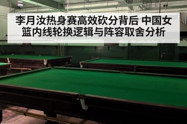 李月汝热身赛高效砍分背后 中国女篮内线轮换逻辑与阵容取舍分析